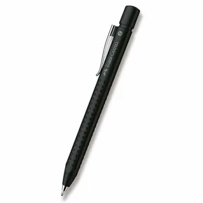 Kugelschreiber Faber-Castell Grip 2011 schwarz metallic